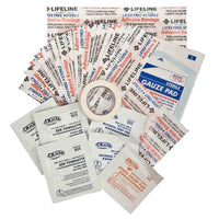 LIFELINE FIRST AID–Weather Resistant First Aid Kit, 28 Piece 9945361