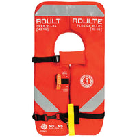 MUSTANG SURVIVAL–Type I 4-One SOLAS Life Jacket, Adult 14895221