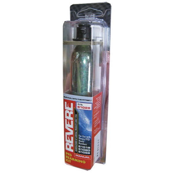 REVERE SURVIVAL–Inflatable Life Jacket Rearming Kit Automatic 33 g. 1/2" Bayonet  12026639