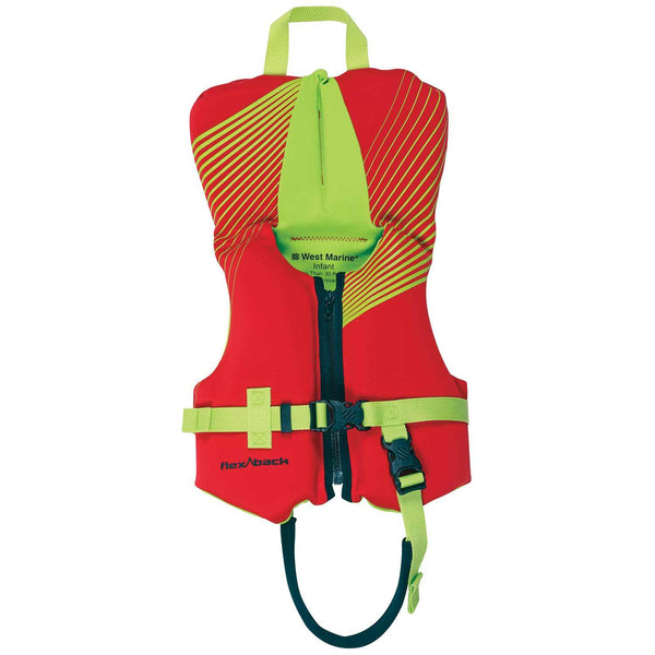 WEST MARINE–Deluxe Kids’ Rapid Dry Life Jacket, Infant Under 30lb., Red 15911183