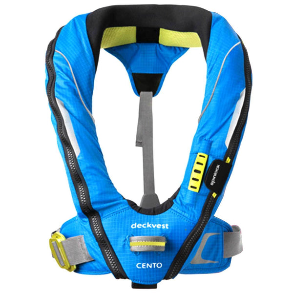 SPINLOCK–Deckvest Cento Junior Inflatable Life Jacket, Pacific Blue 17493453