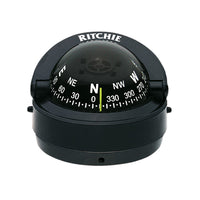 RITCHIE NAVIGATION–Low-Profile Explorer Compass, Black Case, Black Card-532648