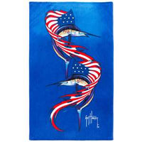 GUY HARVEY 58" x 36" Americana Sailfish Towel