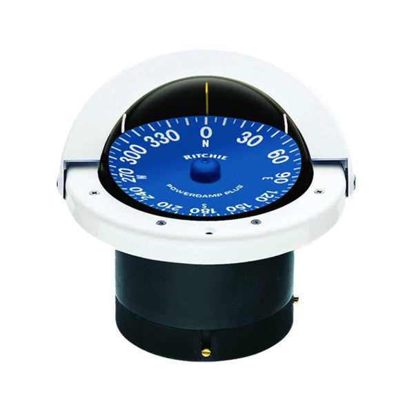 RITCHIE NAVIGATION–SuperSport Flush-Mount Compass, 4-1/2" Apparent Reading, White-10700524