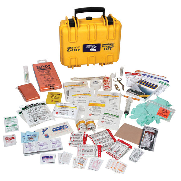 ADVENTURE MEDICAL KITS–Marine 600 Medical Kit with Dry Box  16208175