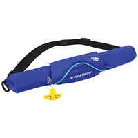 WEST MARINE–Ultra-Slim Manual Inflatable Life Jacket Belt Pack, Blue- 15911308