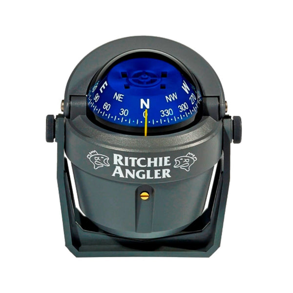 RITCHIE NAVIGATION–Bracket-Mount Angler Compass, 4-9/16" dia. x 4-11/16"H- 120498
