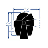 RITCHIE NAVIGATION–Bracket-Mount Angler Compass, 4-9/16" dia. x 4-11/16"H- 120498