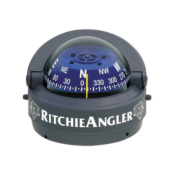 RITCHIE NAVIGATION–Surface-Mount Angler Compass, 3-5/8" dia. x 2-7/8"H - 380628