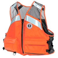 MUSTANG SURVIVAL–Industrial Mesh Life Jackets 2X/3X 10929461